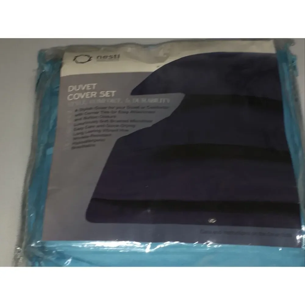 Nestl Duvet Cover 3 Piece Set Ultra Soft Double Brushed Microfiber Queen Size